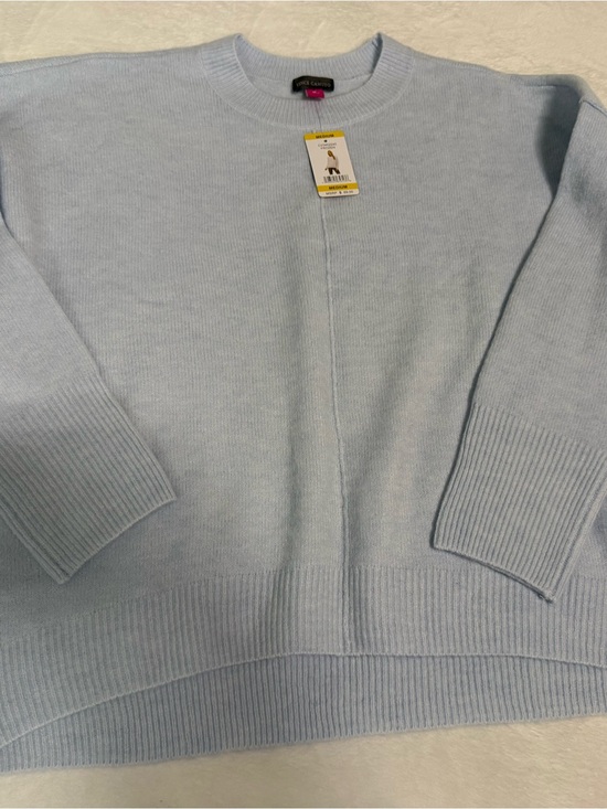 Vince Camuto Tops - Vince Camuto Light Blue Crewneck Sweater Medium NWT MSRP 69